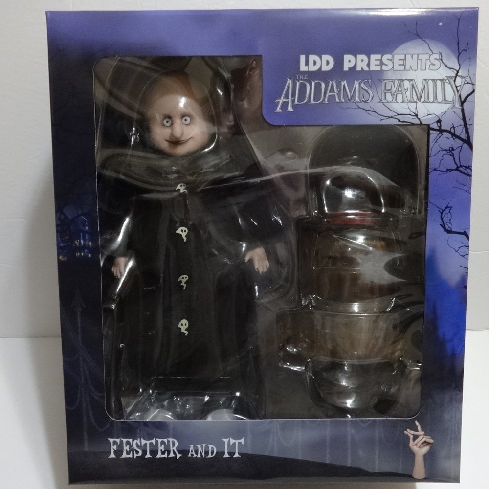Living Dead Dolls Presents The Addams Family Uncle Fester & It